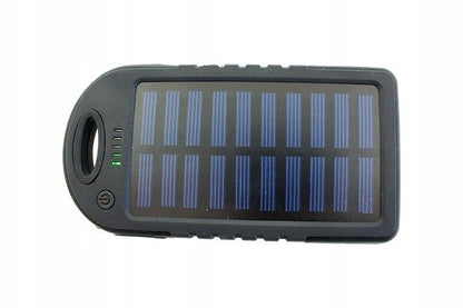 Saulės energijos Powerbank Survivor Power Mini 5000 mAh su žibintuvėliu