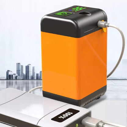 Nešiojamas turistinis dušas su elektrine pompa 4800 mAh ir LED temperatūros ekranu