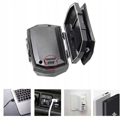 Įkraunamas LED galvos žibintuvėlis su judesio jutikliu USB-C