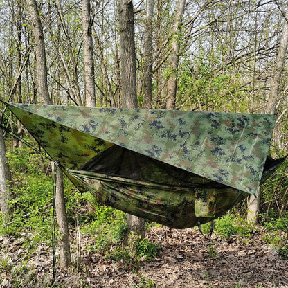 3in1 hamakas su apsauginiu tentu ir tinkleliu nuo vabzdžių