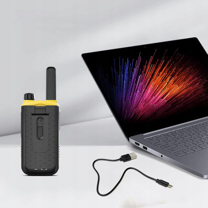 Racijų komplektas Baofeng BF-T17 (2 vnt.) su ausinėmis ir USB-C įkrovimu