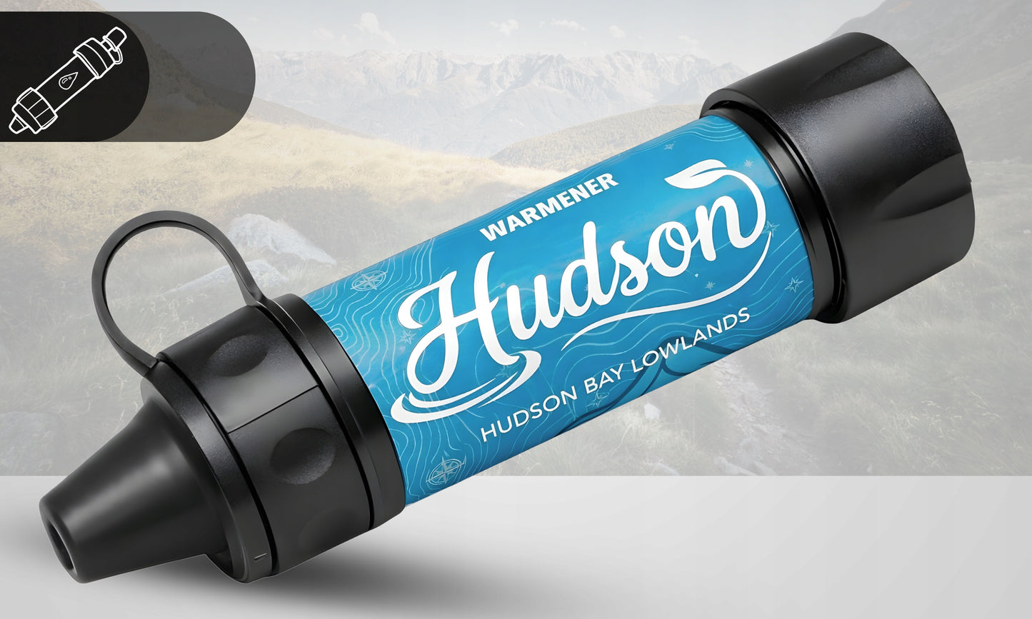 Vandens filtravimo rinkinys Survivor Max Hudson su 1L gertuve