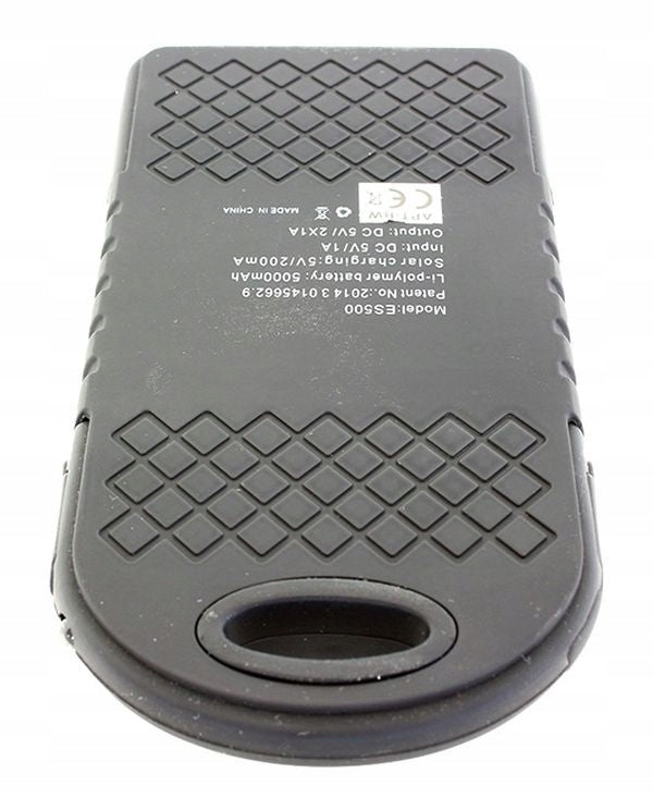 Saulės energijos Powerbank Survivor Power Mini 5000 mAh su žibintuvėliu